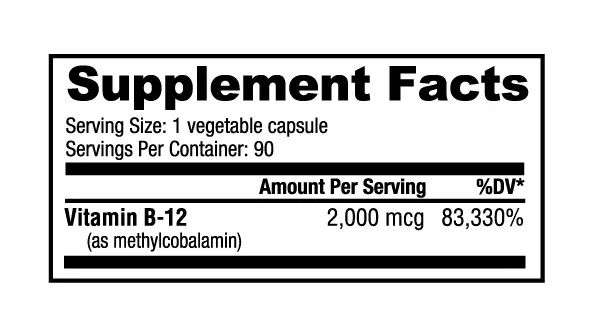NutraBio Methyl B-12