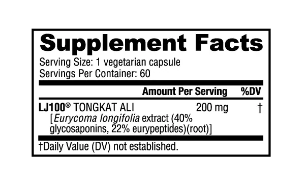 Tongkat Ali (LJ100) 200mg