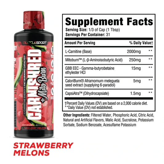 CarniShred + Mitoburn 16oz Liquid