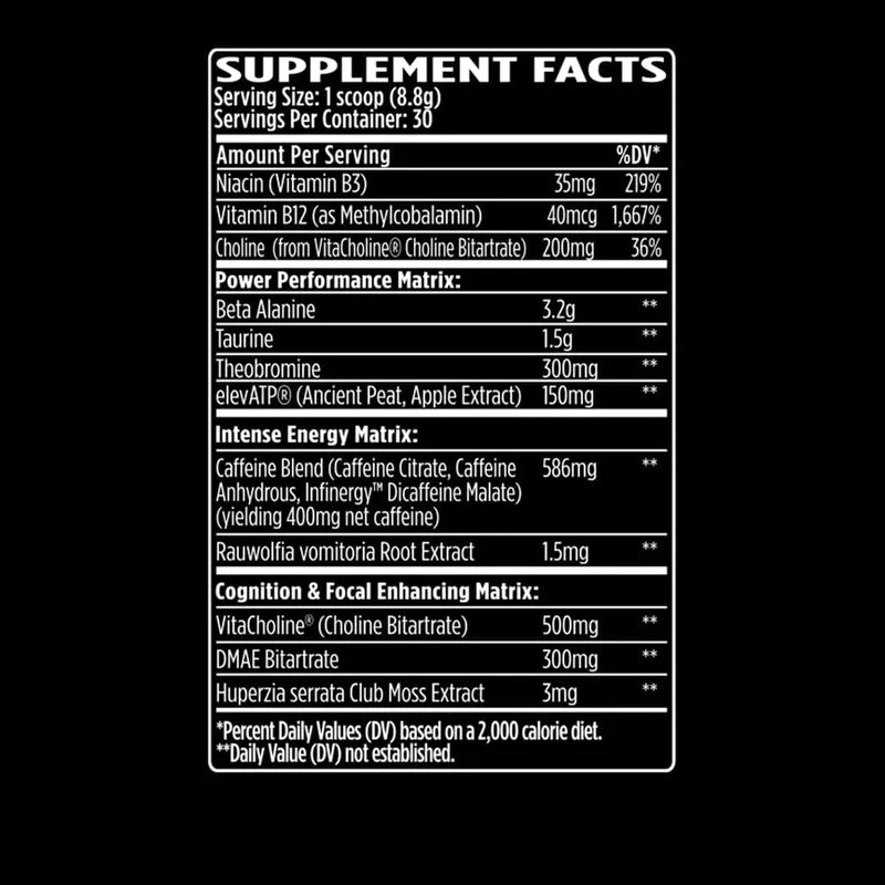 K-XR Stacked Pre-workout