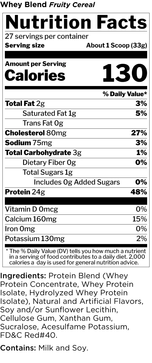 Rule 1 Whey Blend 5lb