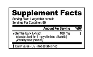Yohimbe 4mg